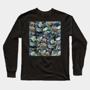 Underwater Rocks - Flathead Lake Montana Long Sleeve T-Shirt